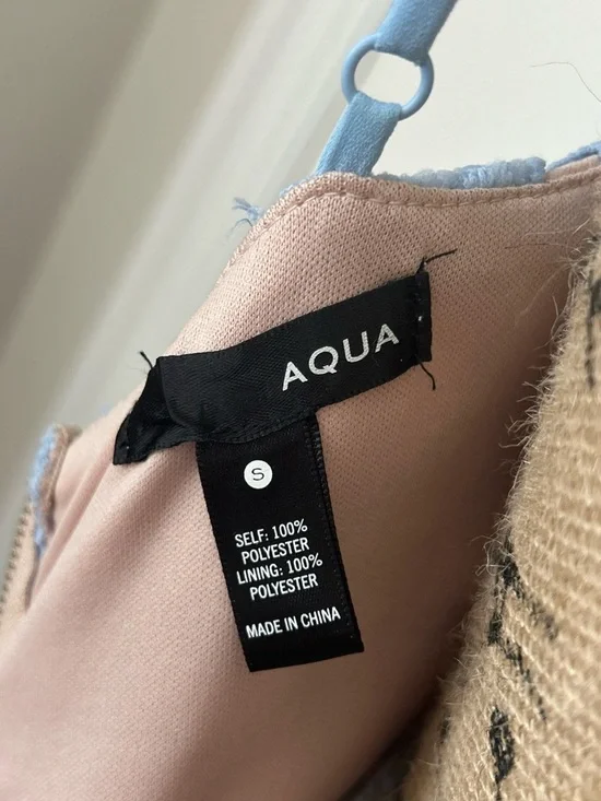 Aqua Light Blue Crochet Lace Maxi Dress - Women - Picture 4 of 4